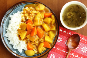 【素食菜谱】土豆咖喱饭